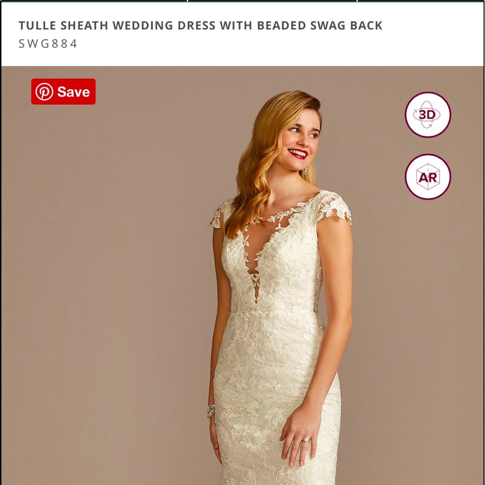 New David’s bridal Galina exculisive wedding gown
